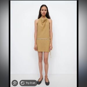 Gimaguas Costa Halter Mini Dress S